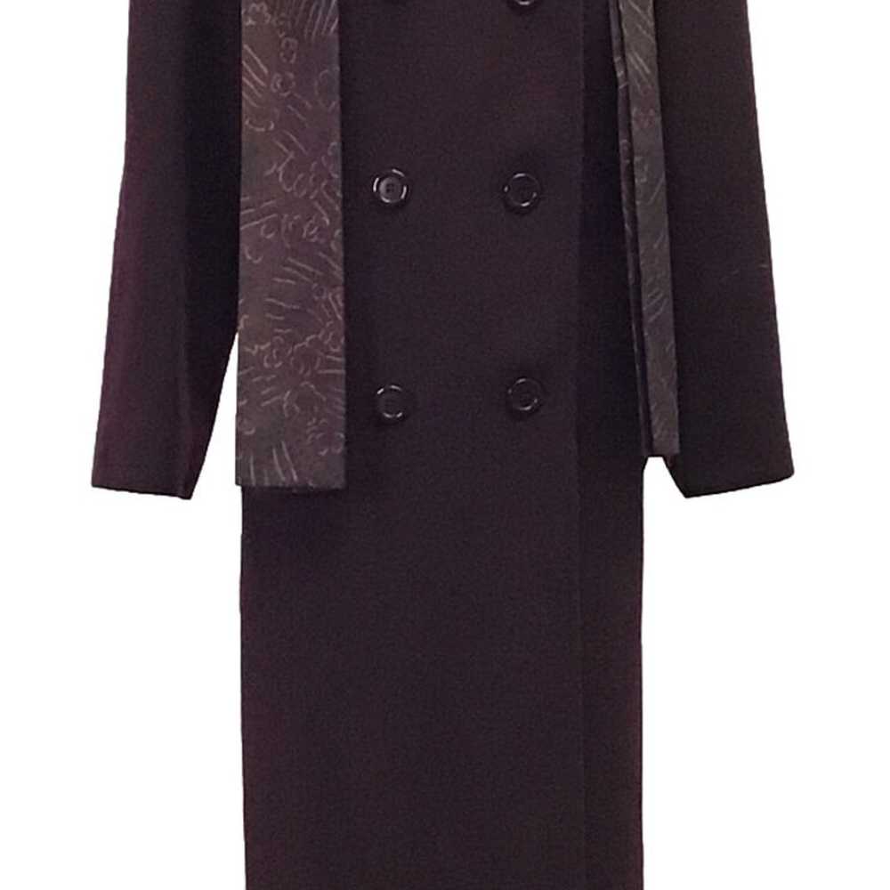 Alorna Women Vintage 90’s Coat, Plum Classic Coll… - image 1