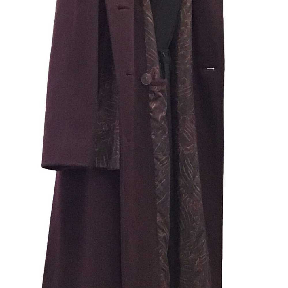 Alorna Women Vintage 90’s Coat, Plum Classic Coll… - image 9