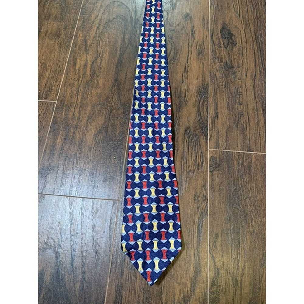 Stafford Executive  Mens Tie 100% Silk Necktie Bl… - image 1