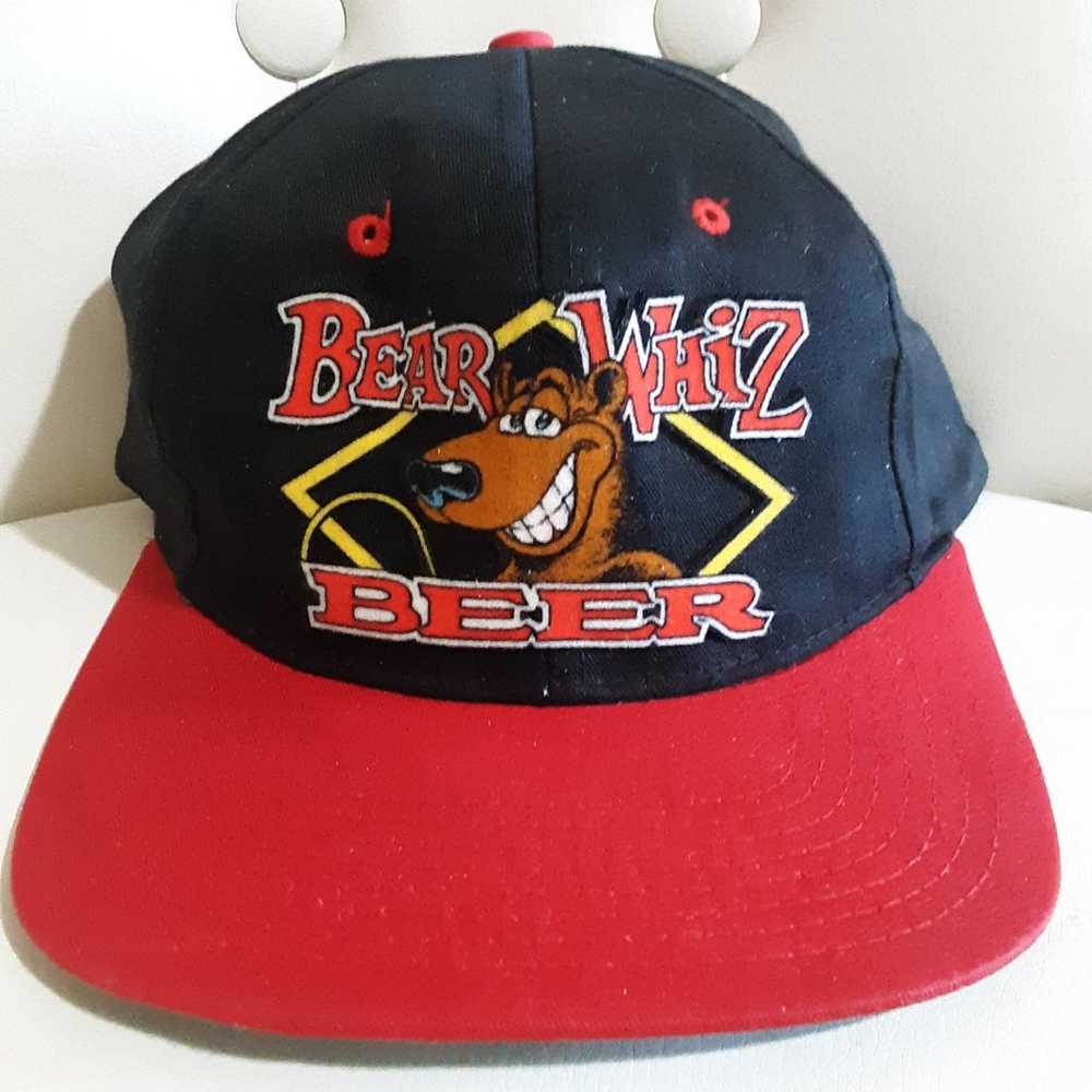 Bear Whiz Beer Vintage 80s 90s snapback hat - image 1