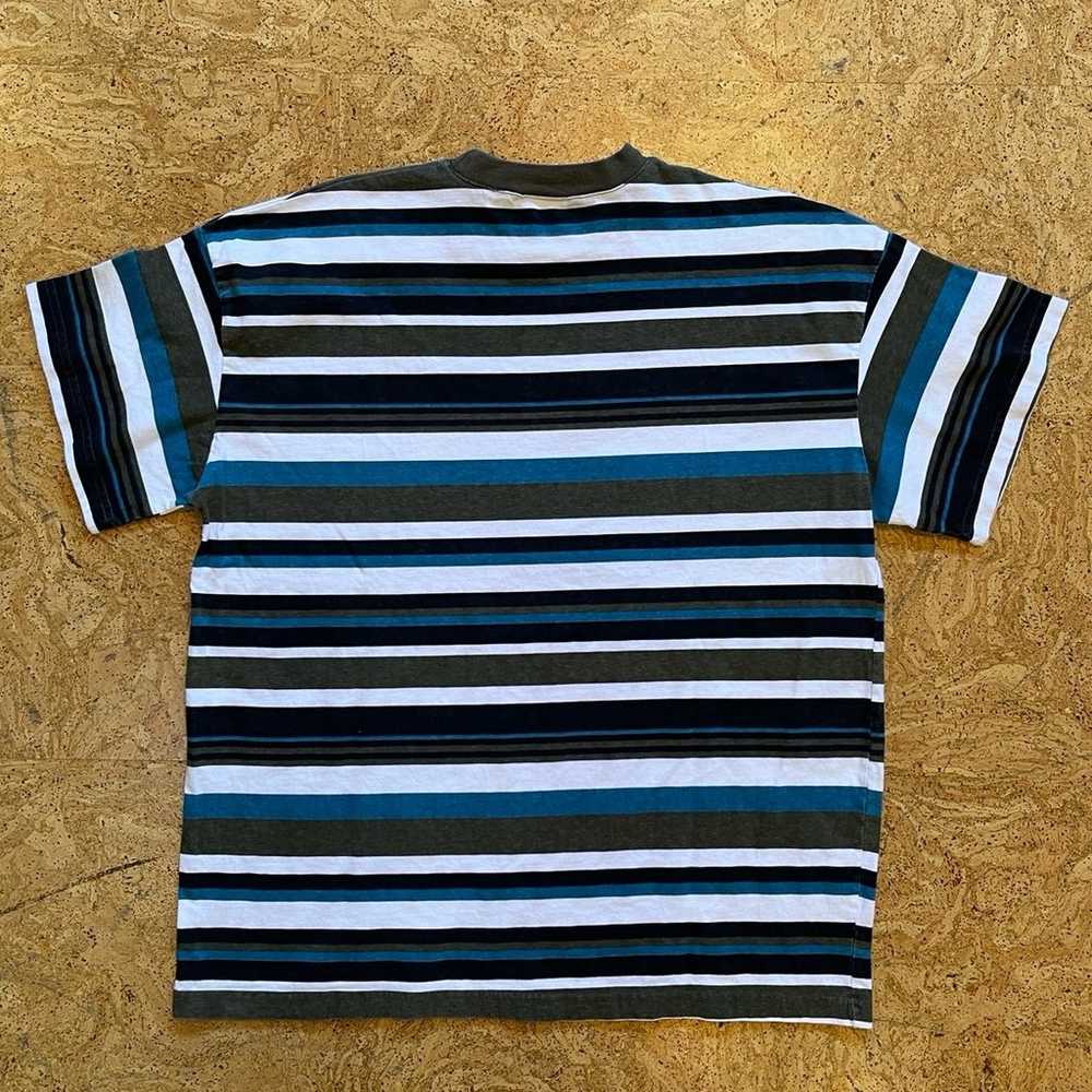 90s Union Bay Stripe Embroidered Shirt - image 4