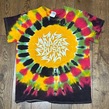 Vintage y2k Tie-dye graphic shirt with cool desig… - image 1