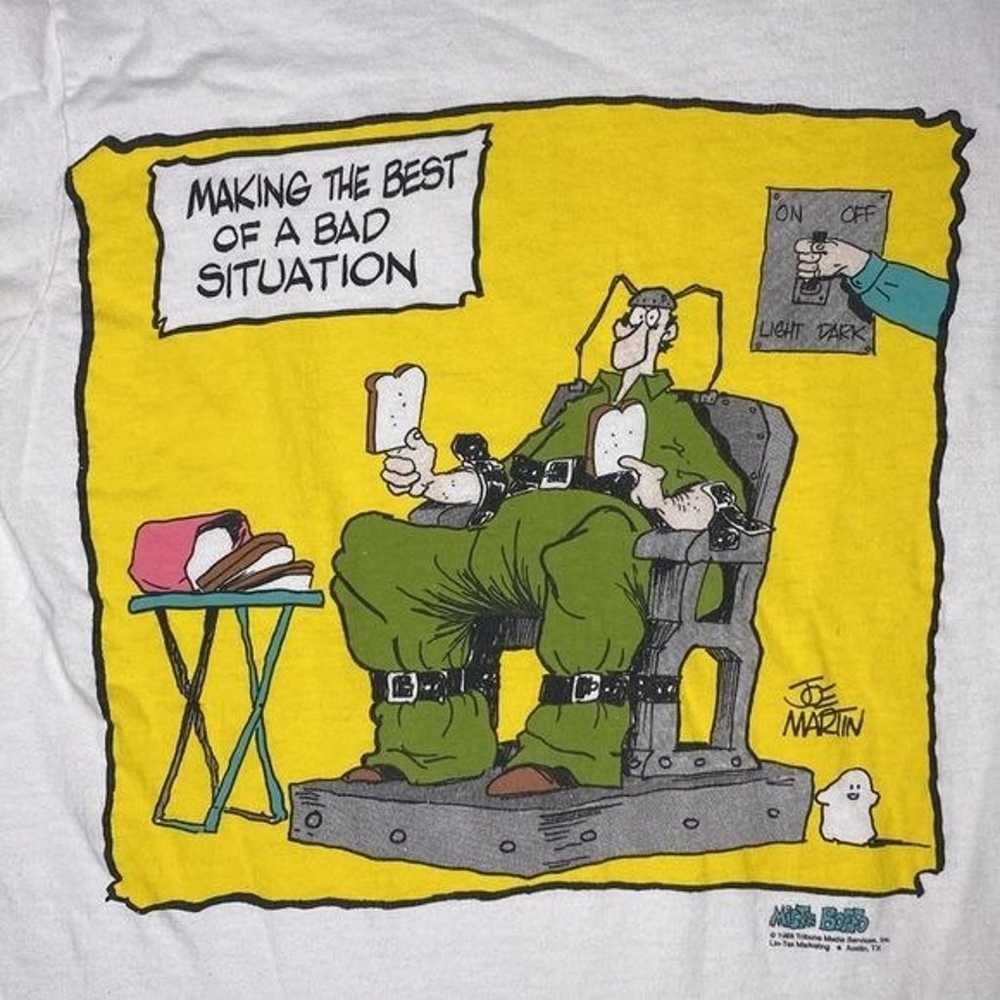 1989 Mister Boffo Humors Graphic Print T-Shirt: S… - image 1