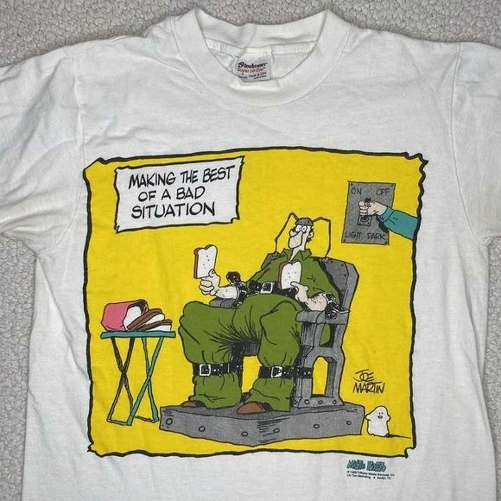 1989 Mister Boffo Humors Graphic Print T-Shirt: S… - image 5