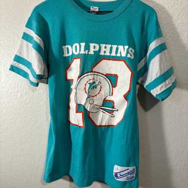Vintage 80s 90s Miami Dolphins T-shirt - image 1