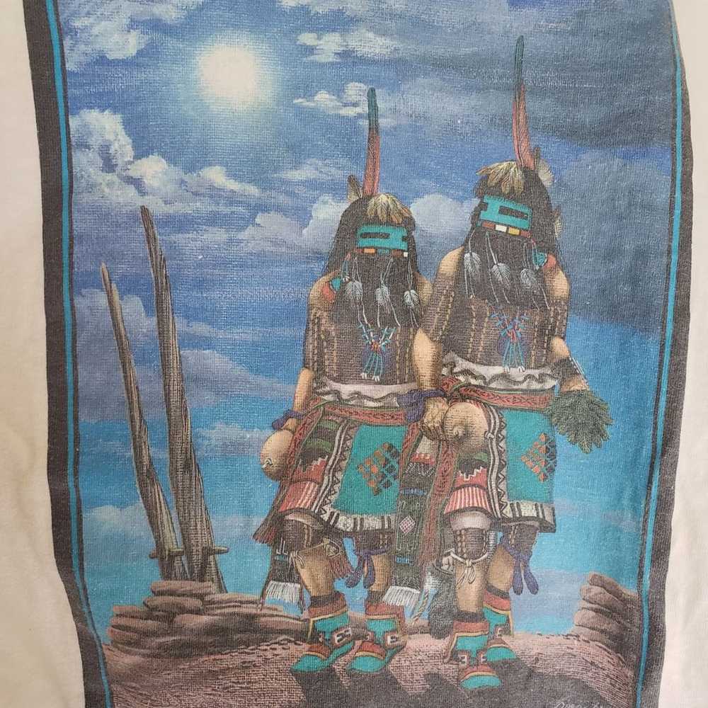 90's Native Art Vintage New Mexico Shirt - image 2