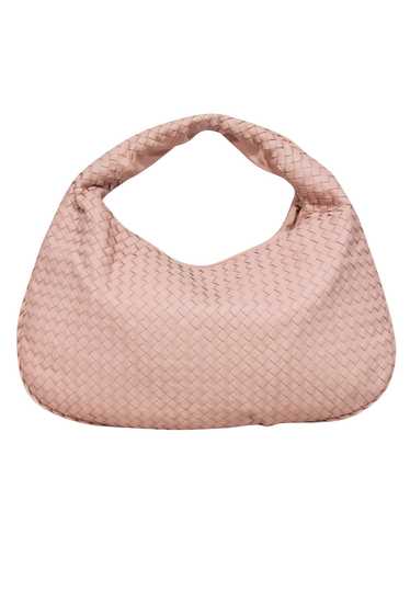 Bottega Veneta - Blush Pink Woven Leather "Intrecc