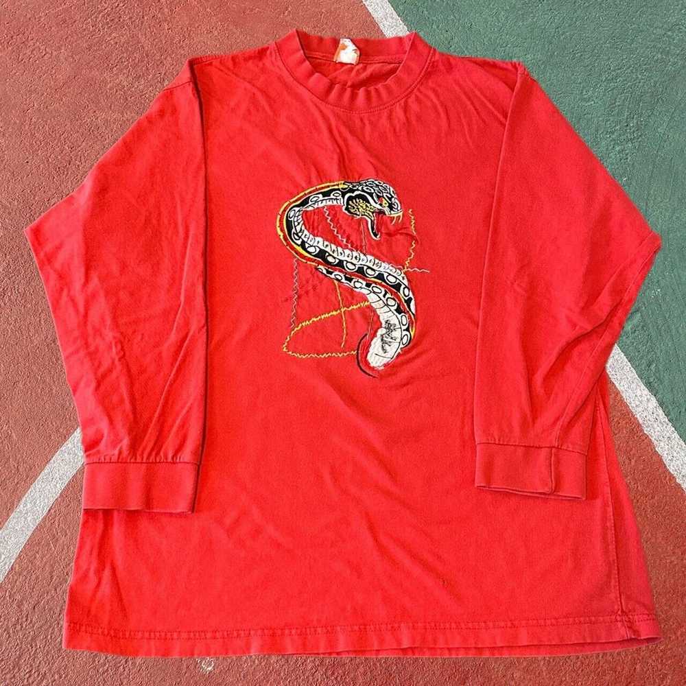 Vintage Y2K 2000’s Ed Hardy Long Sleeve T-Shirt S… - image 2