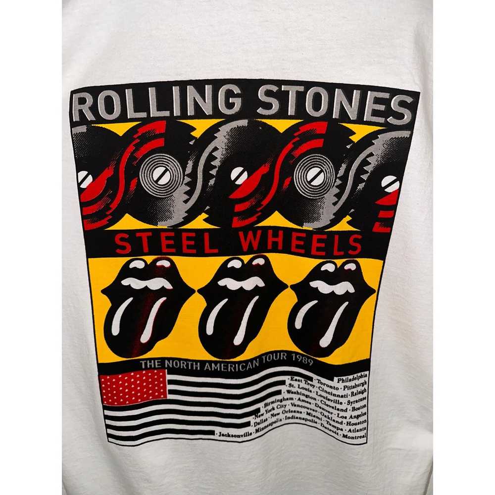Rolling Stones '89 Tour Vintage Reprint Single St… - image 6