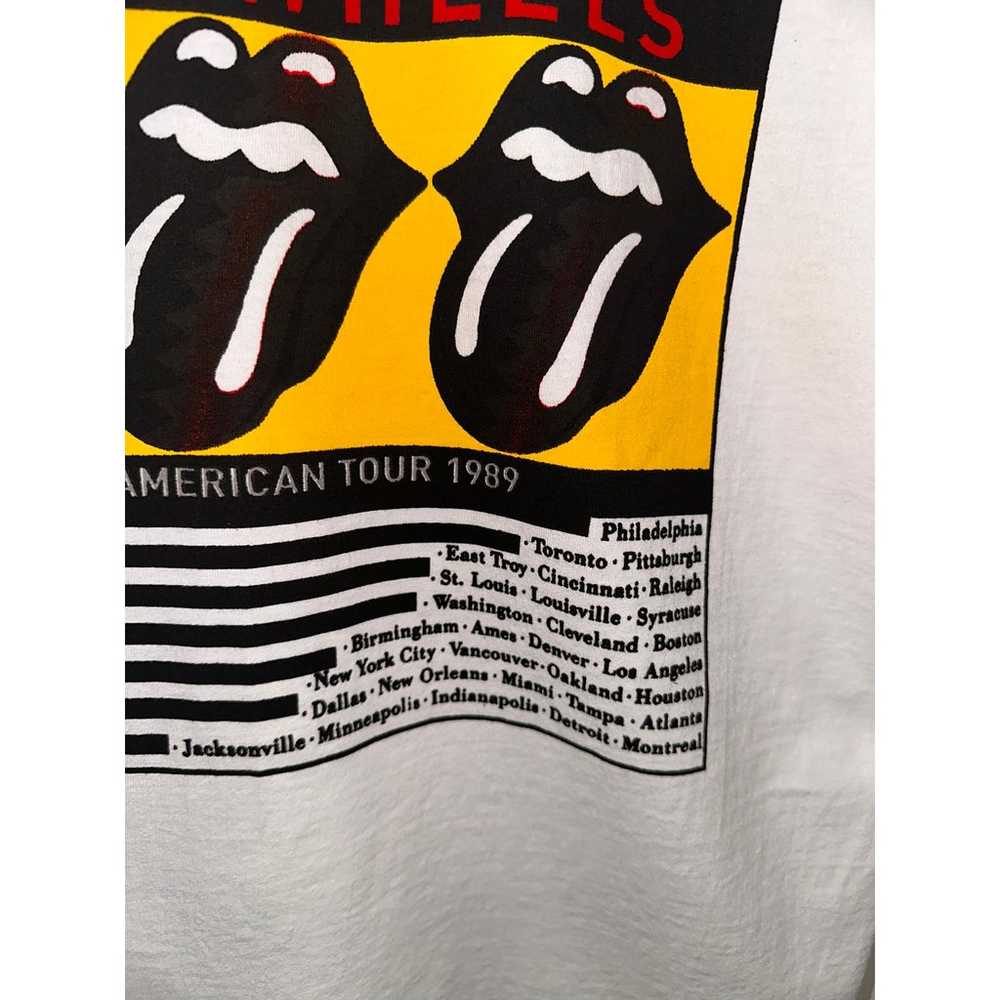 Rolling Stones '89 Tour Vintage Reprint Single St… - image 7