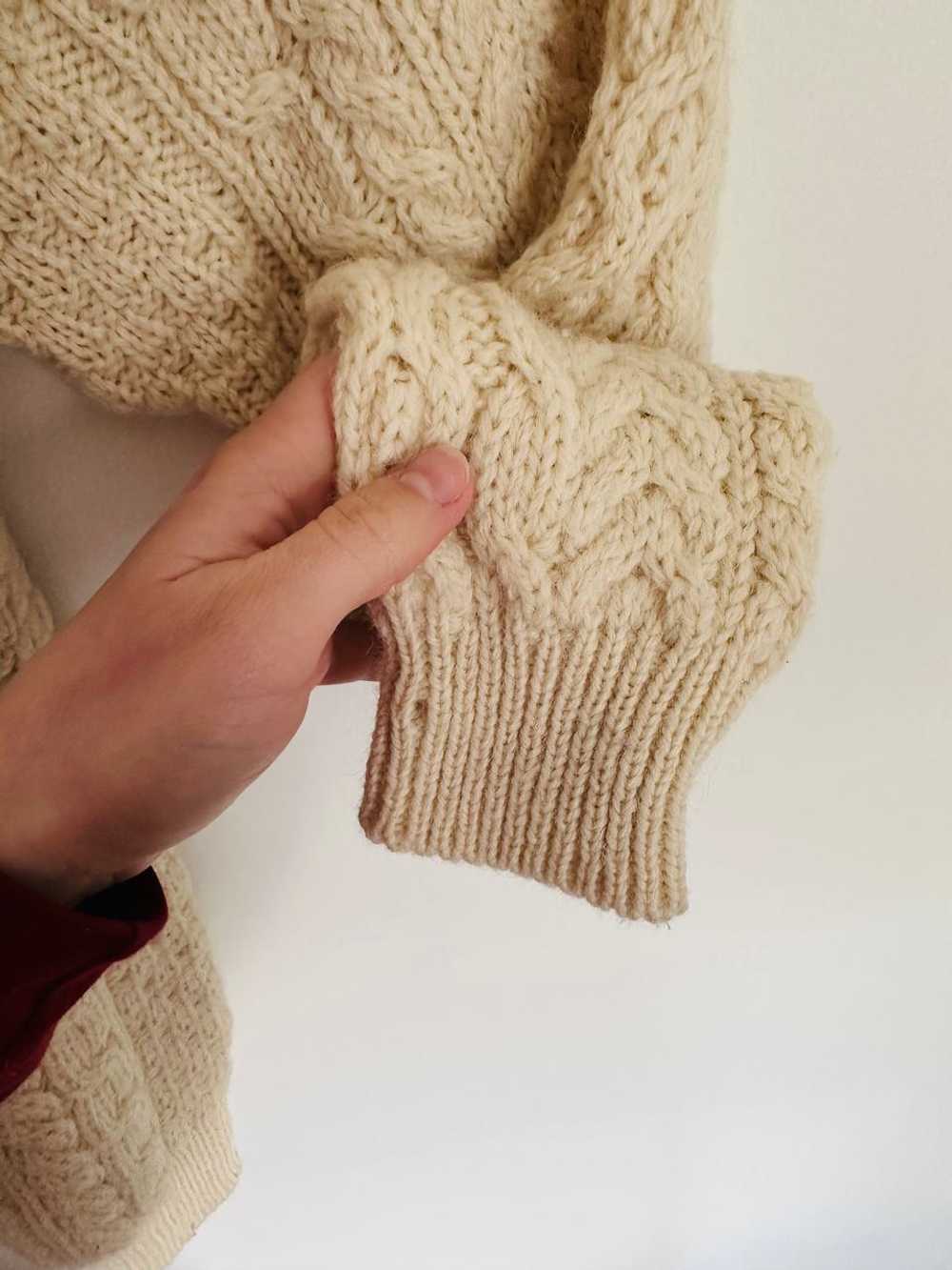 Carraigdonn Aran knit sweater (L) | Used,… - image 3
