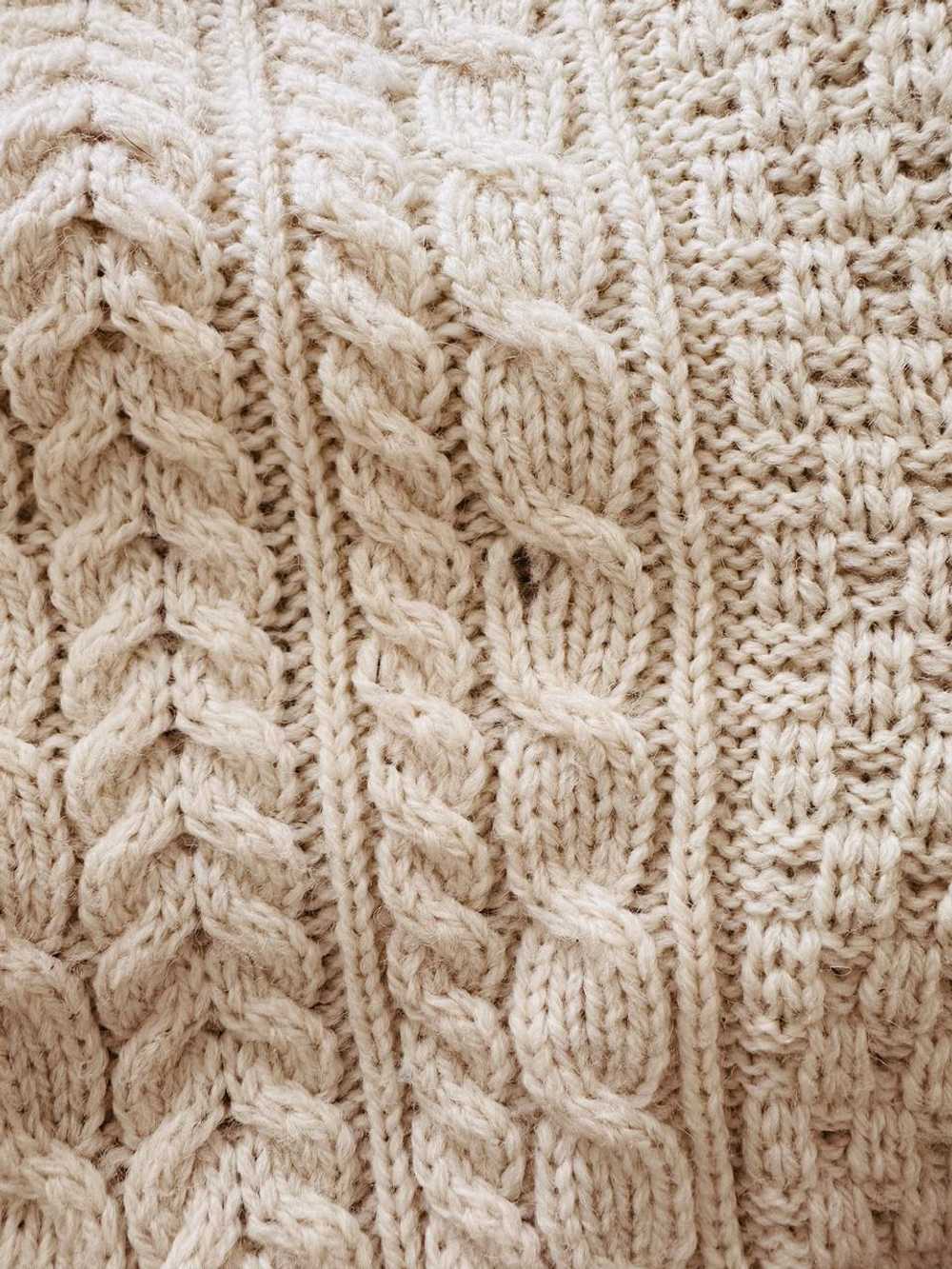 Carraigdonn Aran knit sweater (L) | Used,… - image 4