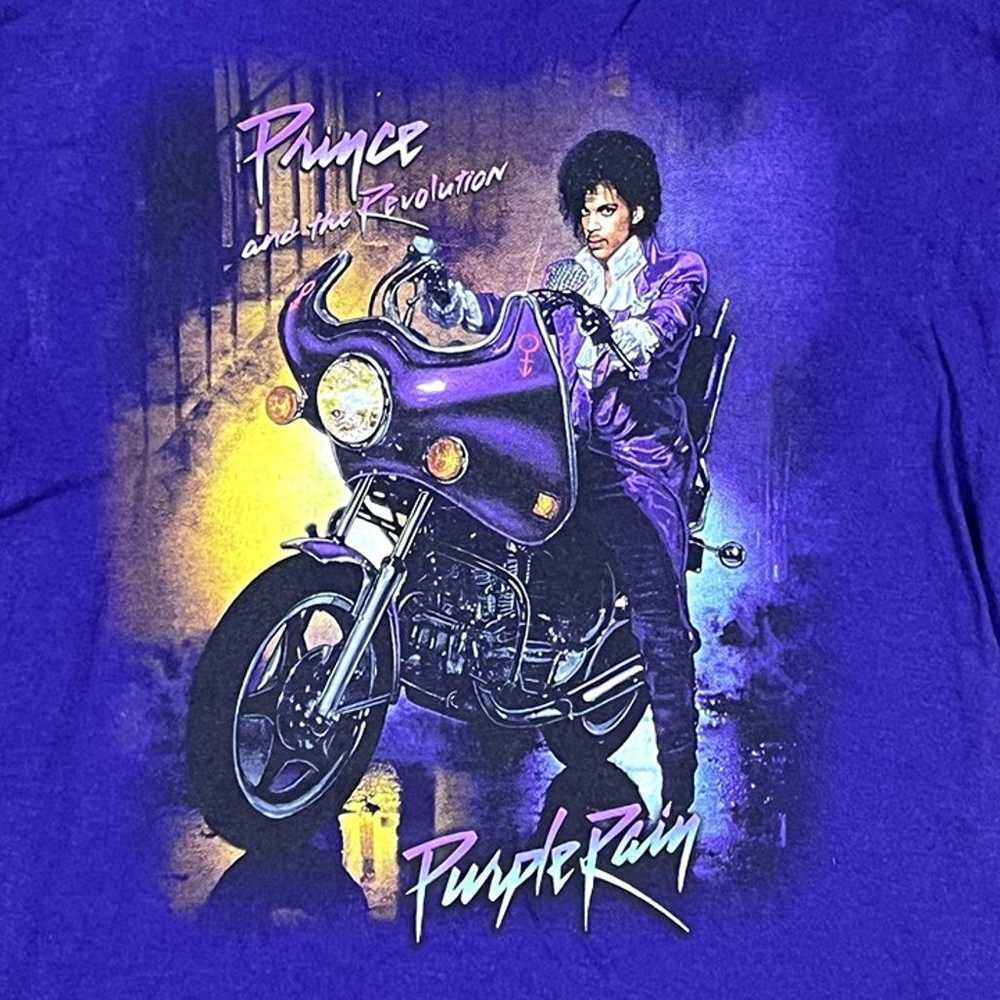 Prince Purple Rain Purple T-Shirt Size Youth Medi… - image 4