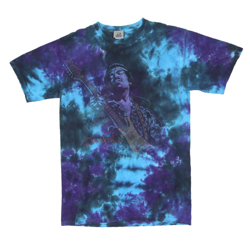 2000 Vintage Jimi Hendrix Tie Dyed T-Shirt Liquid… - image 1