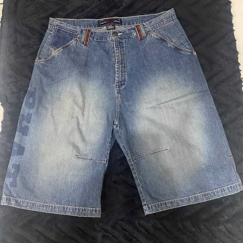 PHAT  FARM  Vintage Jean Shorts Size 38 - image 1
