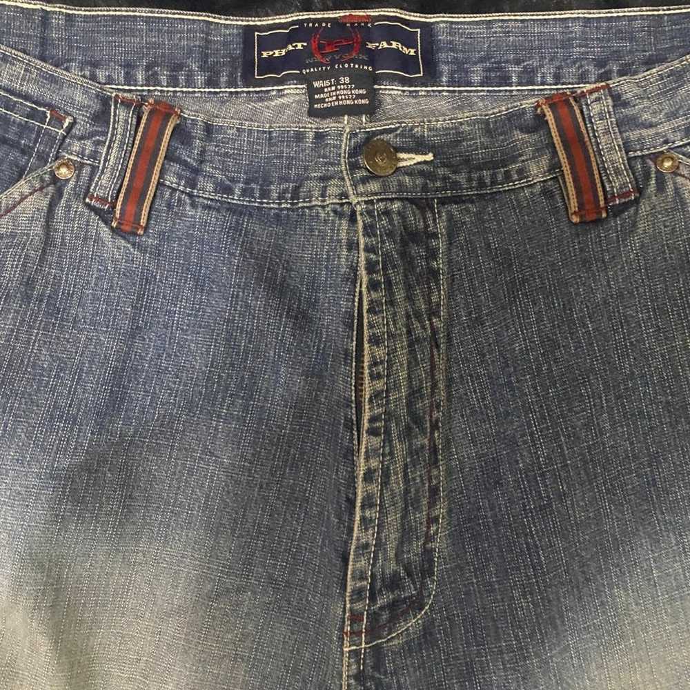 PHAT  FARM  Vintage Jean Shorts Size 38 - image 3