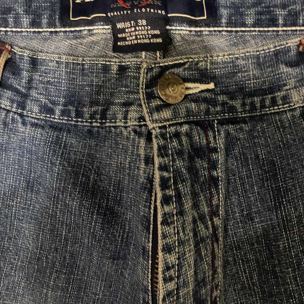 PHAT  FARM  Vintage Jean Shorts Size 38 - image 4