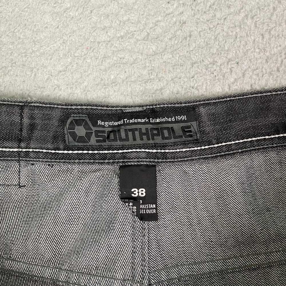 Vintage y2k South Pole baggy jean shorts - image 3