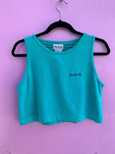 1980S-90S REEBOK CROPPED CROSSOVER BACK TANK TOP