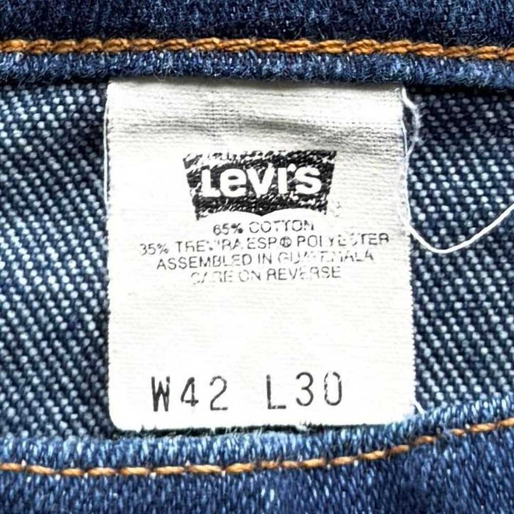 Vintage 90s Levi’s Baggy Skater Grunge Cyber Jeans - image 4