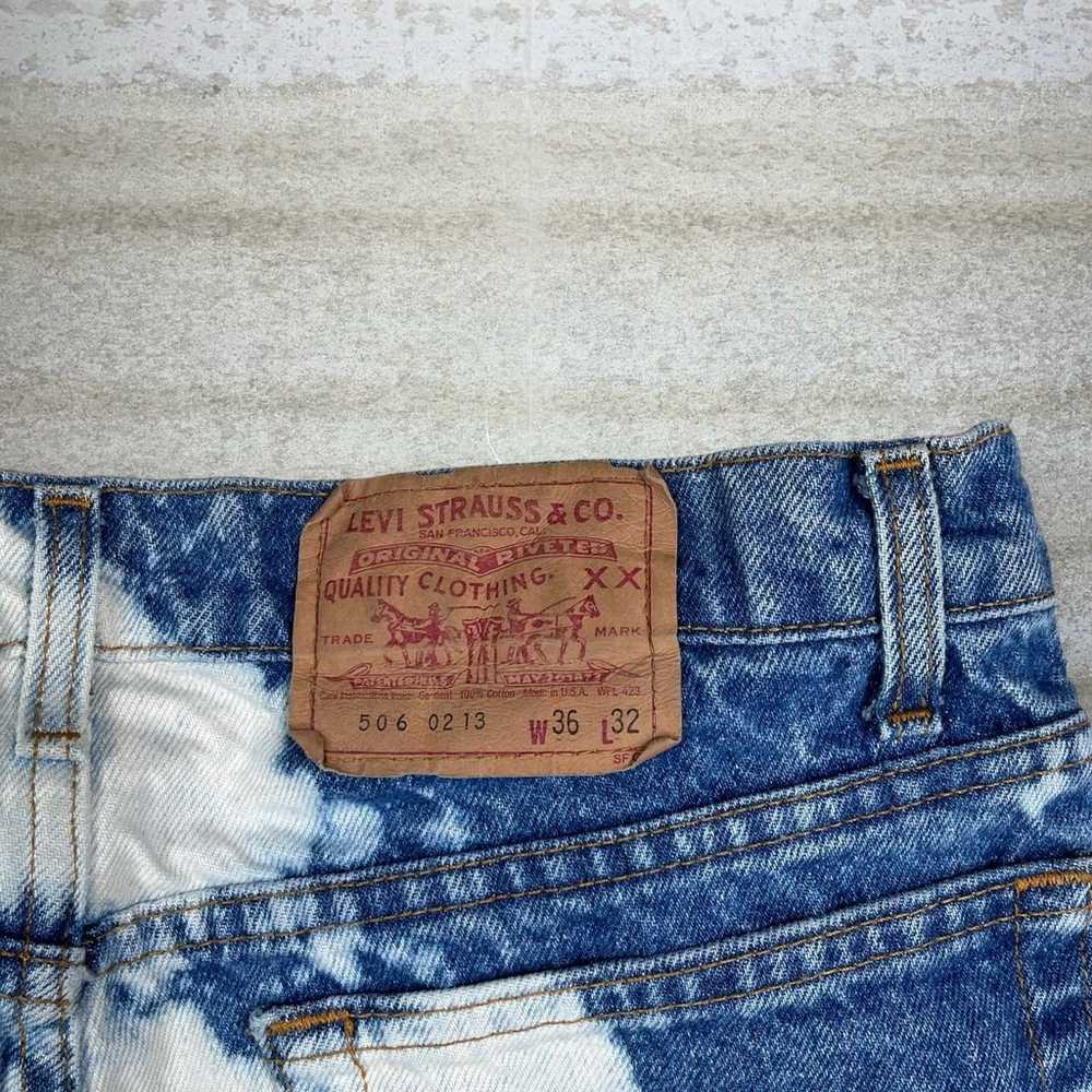 True Vintage Levis Jeans 506 Straight Fit Made in… - image 4