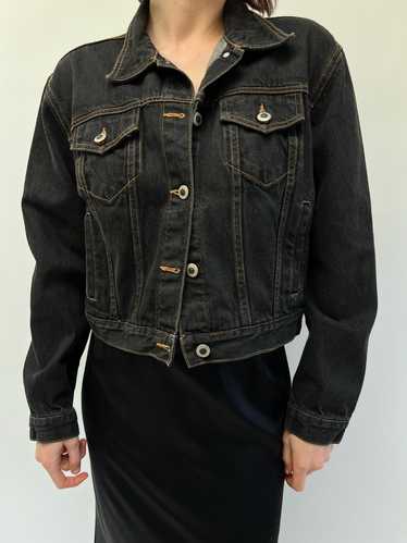 Favorite Vintage Faded Black Denim Jacket