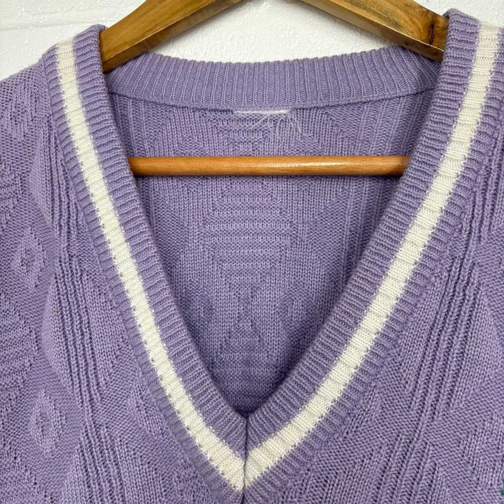 Vintage 90s Designer Knit Sweater - image 6