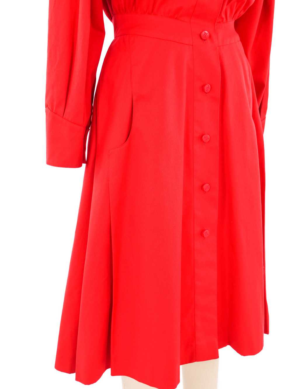 Karl Lagerfeld Red Shirt Dress - image 8