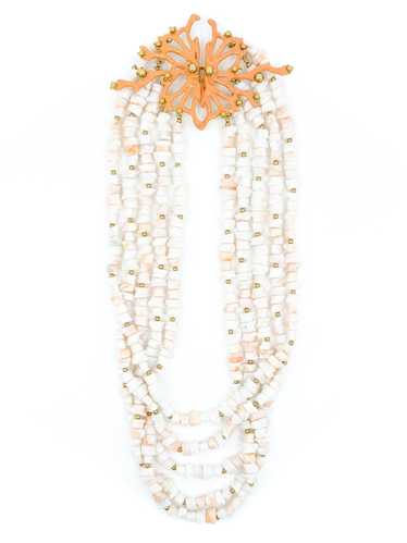 Kenneth Jay Lane Coral Necklace