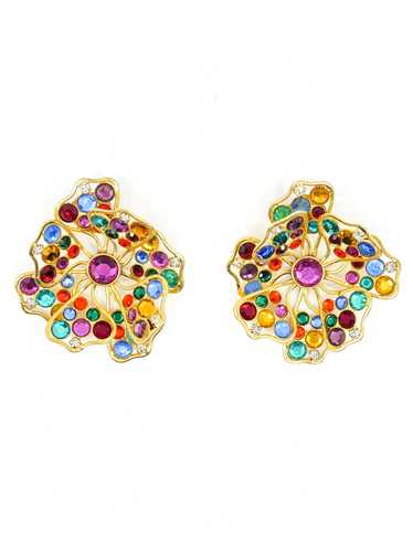 Kenneth Jay Lane Flower Earrings