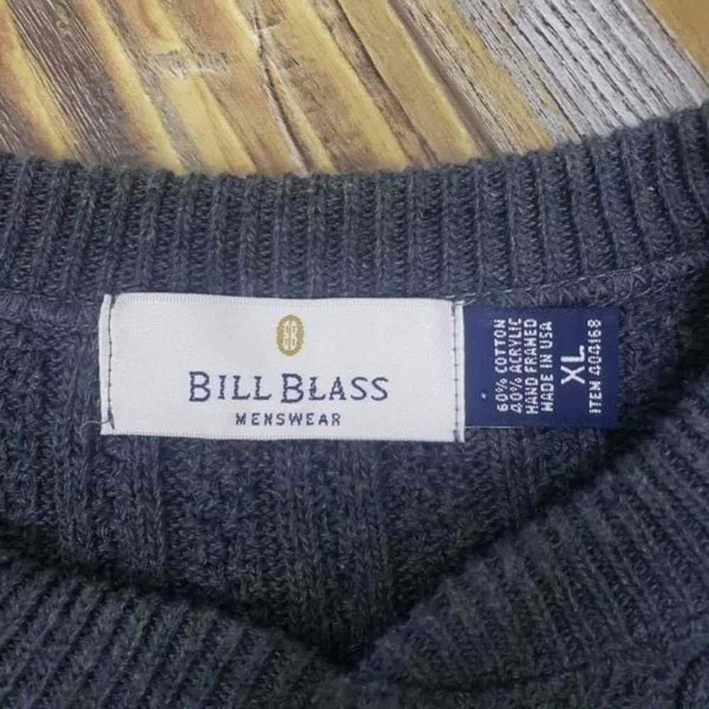 Vintage Bill Blass Sweater 90s Hand Framed Made i… - image 7