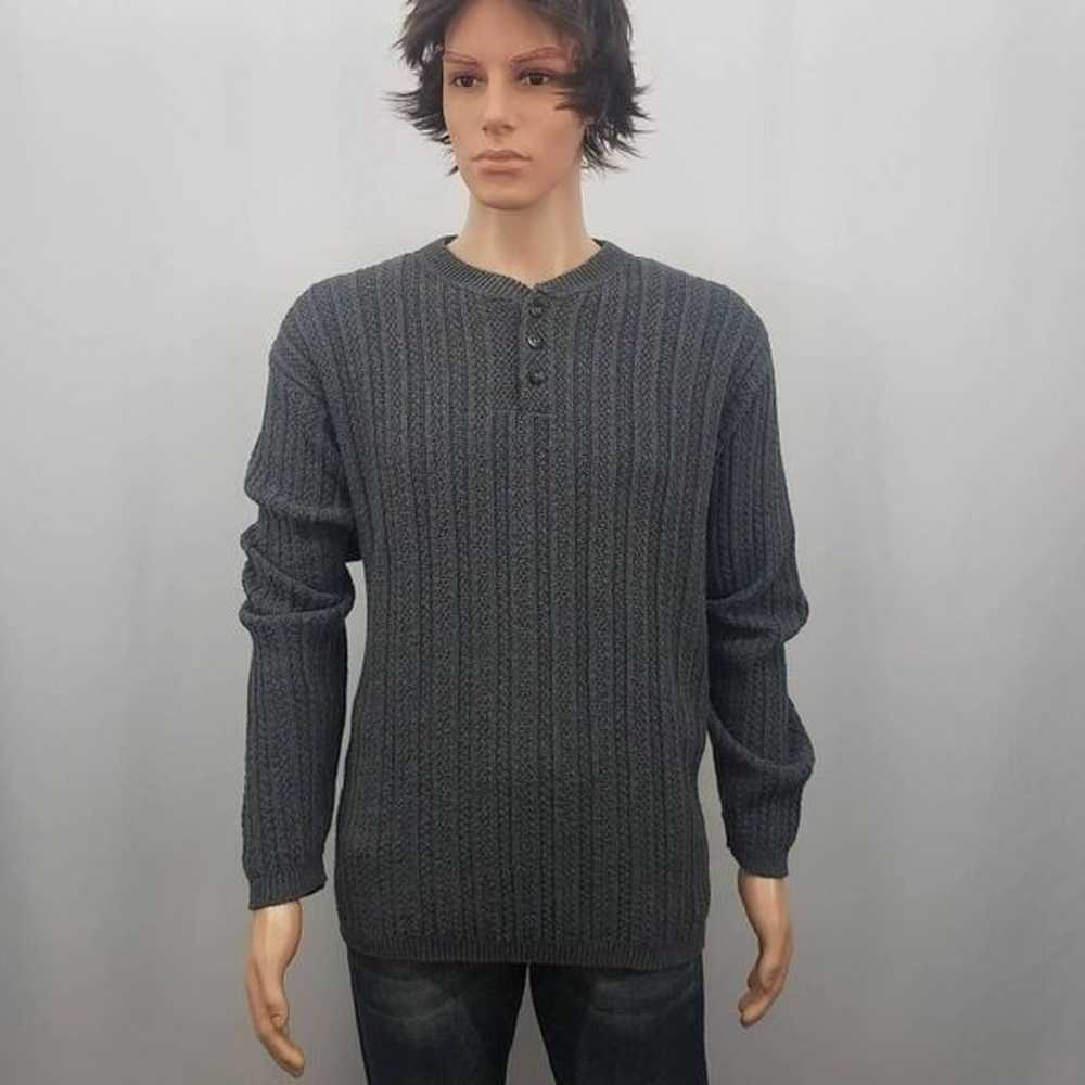 Vintage Bill Blass Sweater 90s Hand Framed Made i… - image 9
