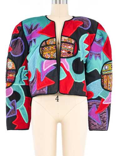 Judith Roberts Art to Wear Patchwork Jacket