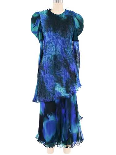 Judy Hornby Layered Silk Ombre Dress