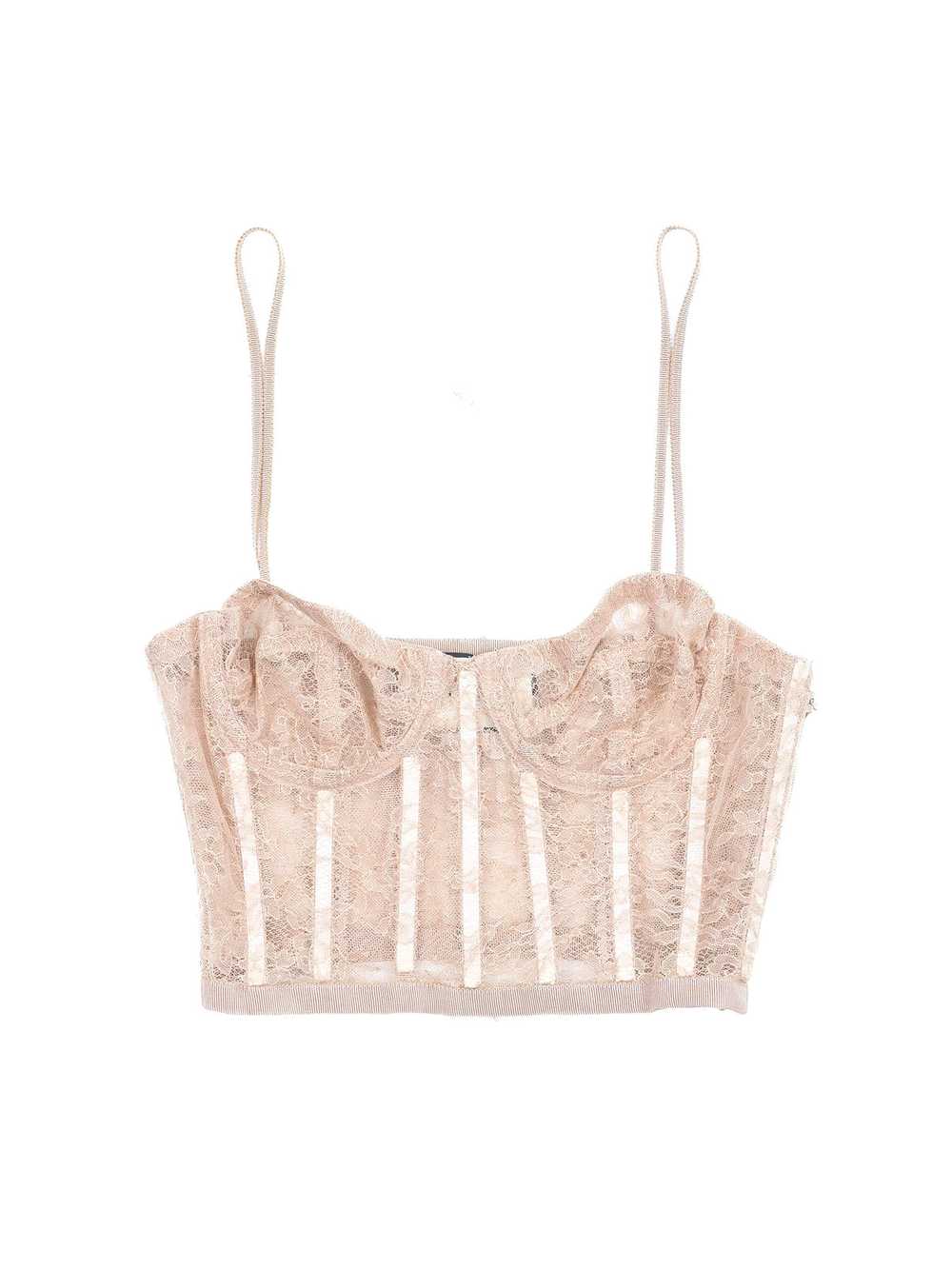 Gucci Nude Lace Bustier - image 1