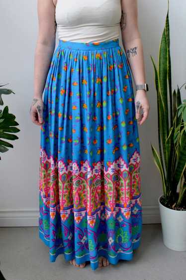 Vibrant Floral Maxi Skirt