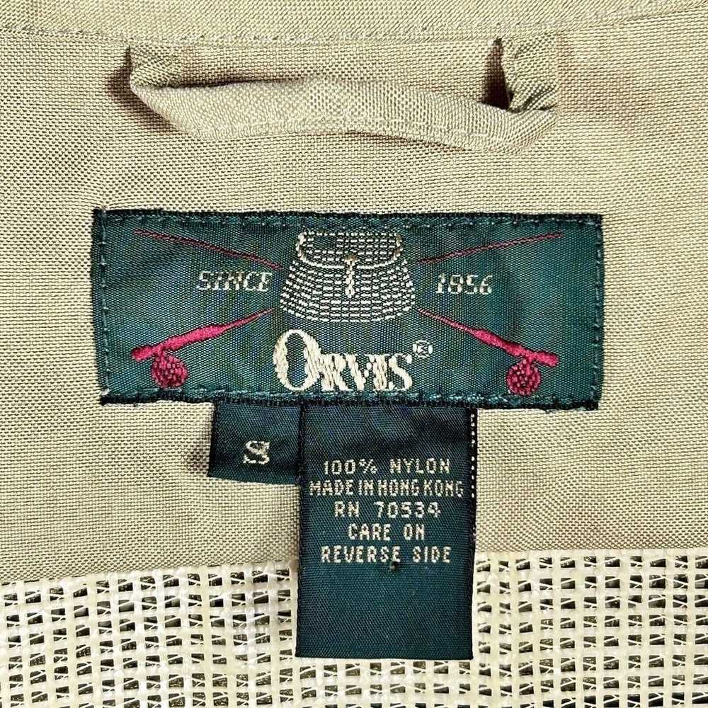 Vintage Orvis Vest Mens Small Beige Fly Fishing O… - image 10