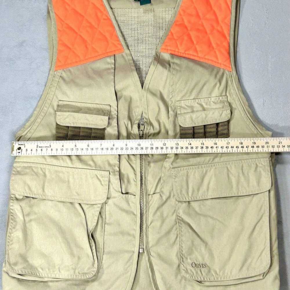 Vintage Orvis Vest Mens Small Beige Fly Fishing O… - image 3