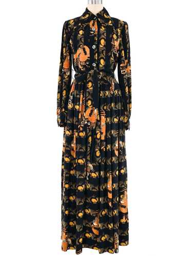 Jean Varon Deco Printed Maxi Dress