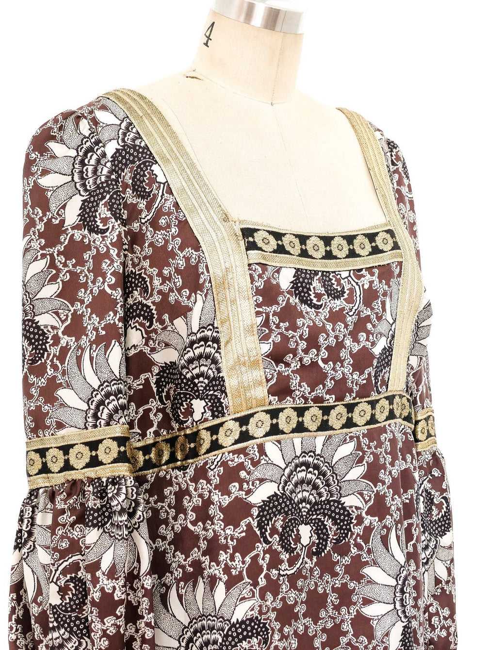 Jean Varon Floral Printed Gown - image 2