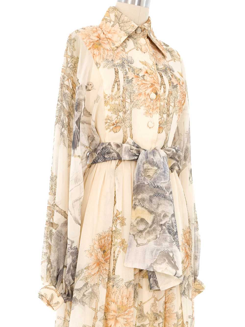 Jean Varon Floral Printed Maxi Dress - image 2