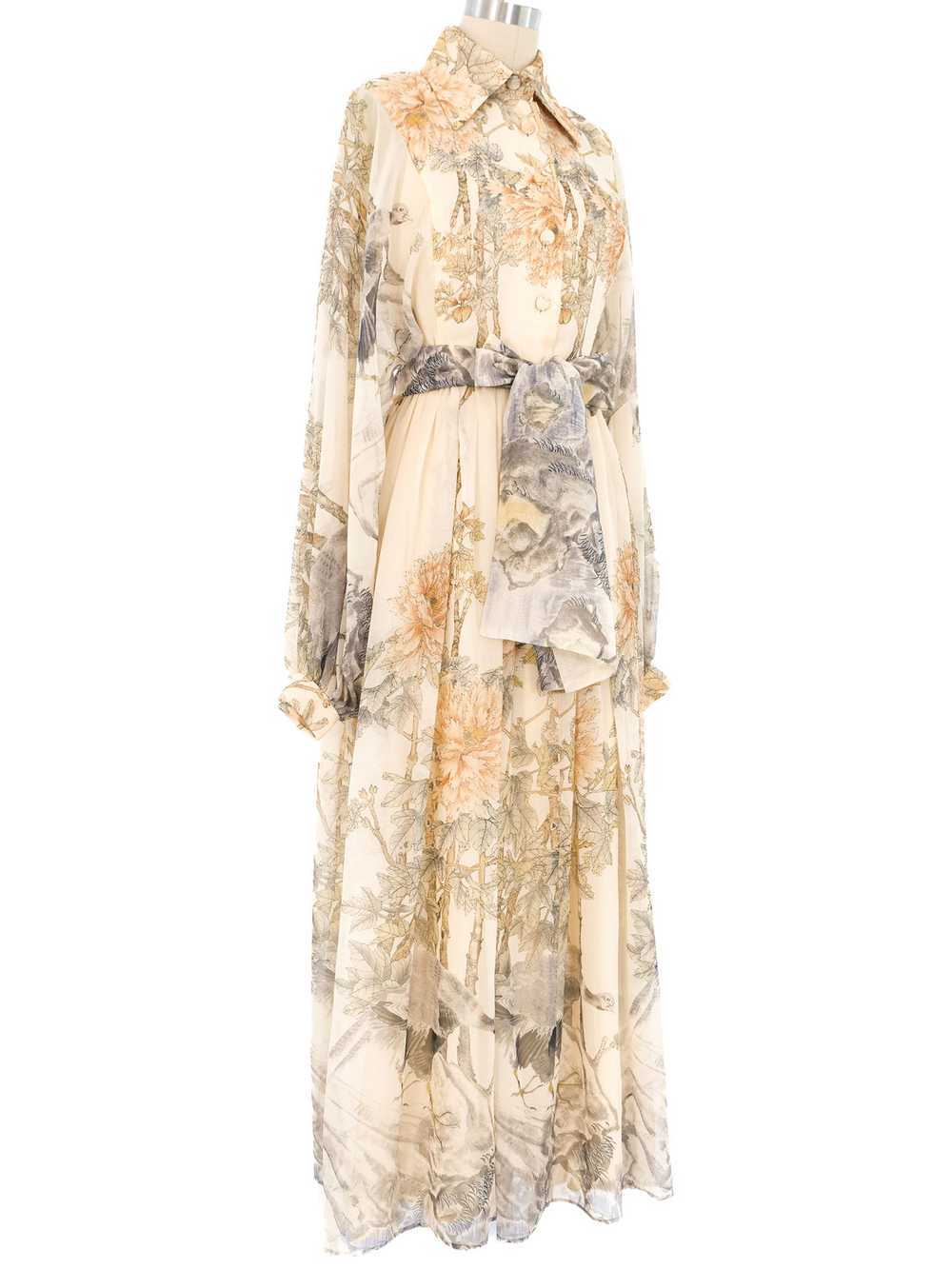 Jean Varon Floral Printed Maxi Dress - image 3