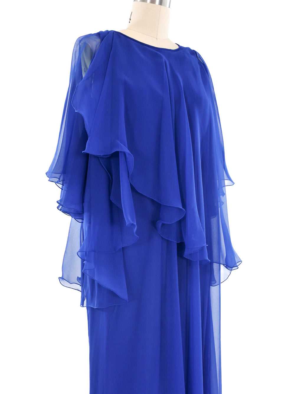 Jean Varon Ruffled Maxi Dress - image 2