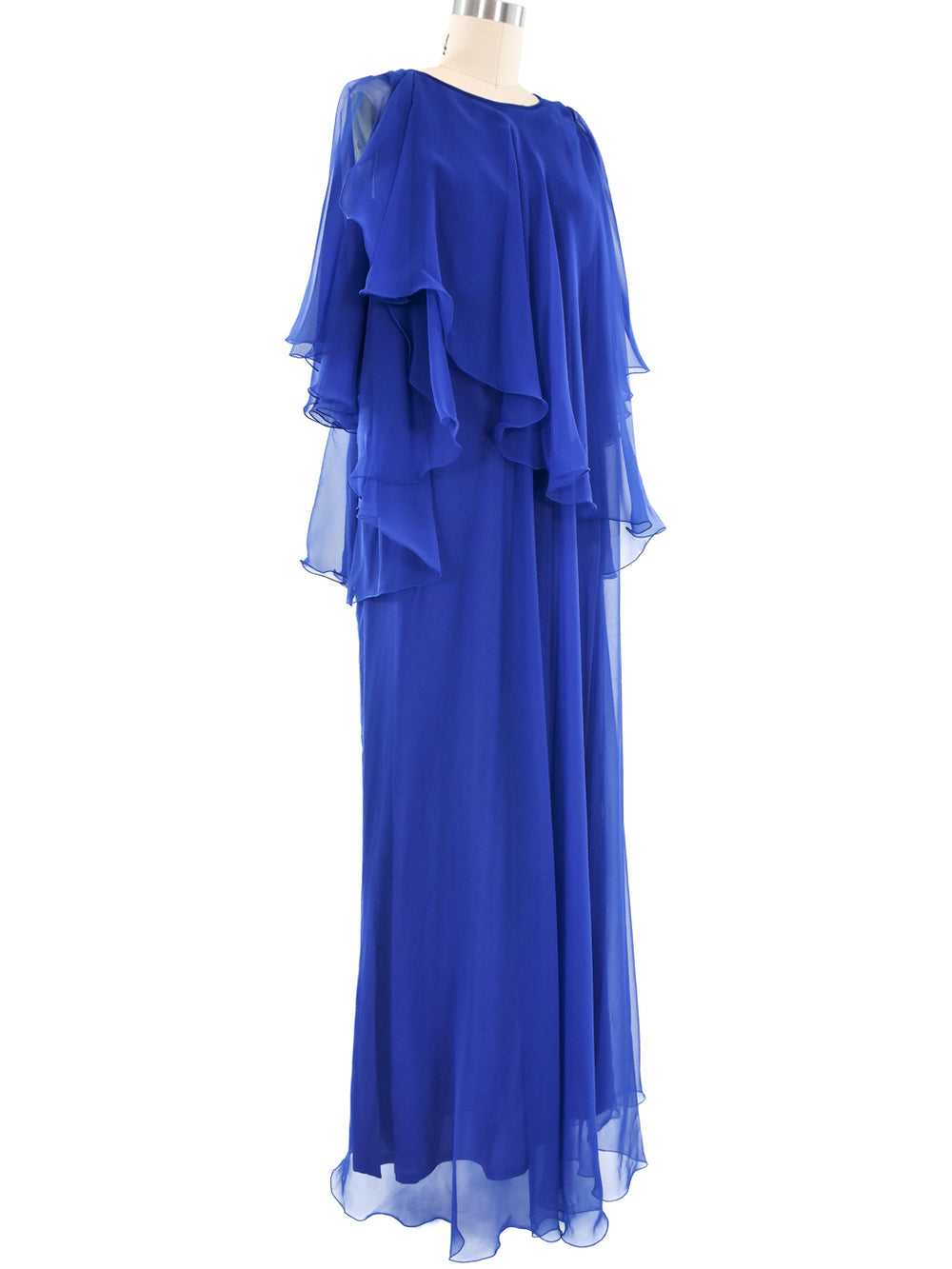 Jean Varon Ruffled Maxi Dress - image 3