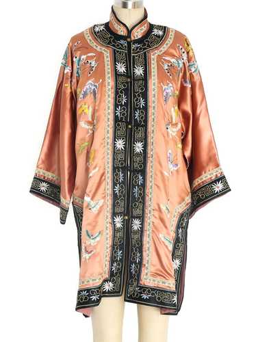 Hand Embroidered Chinese Silk Robe - image 1