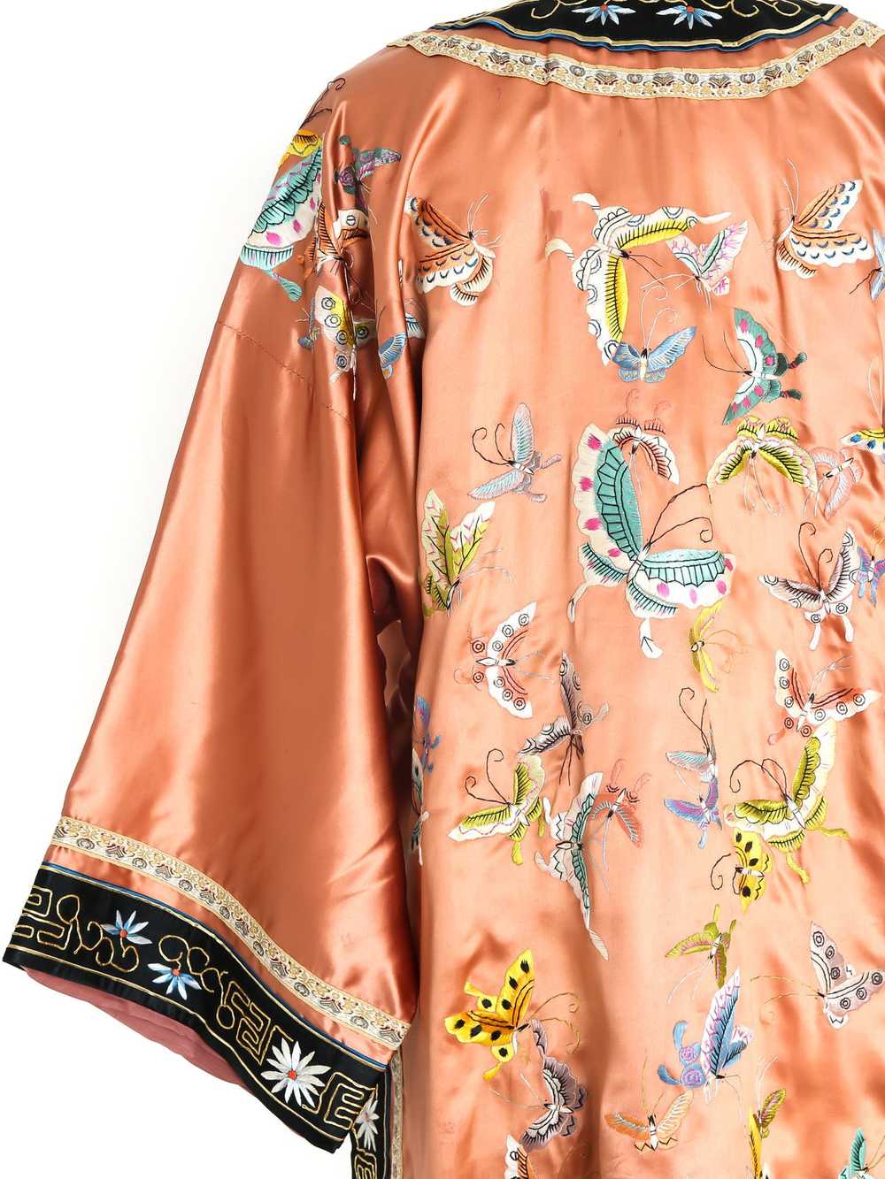 Hand Embroidered Chinese Silk Robe - image 2