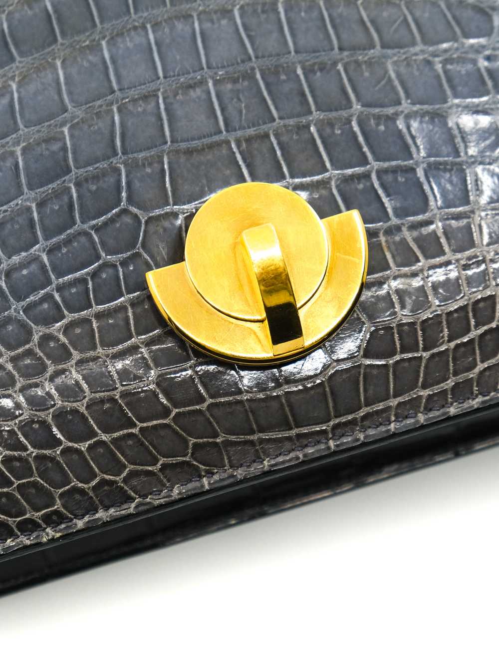 Hermes Crocodile Top Handle Bag - image 10