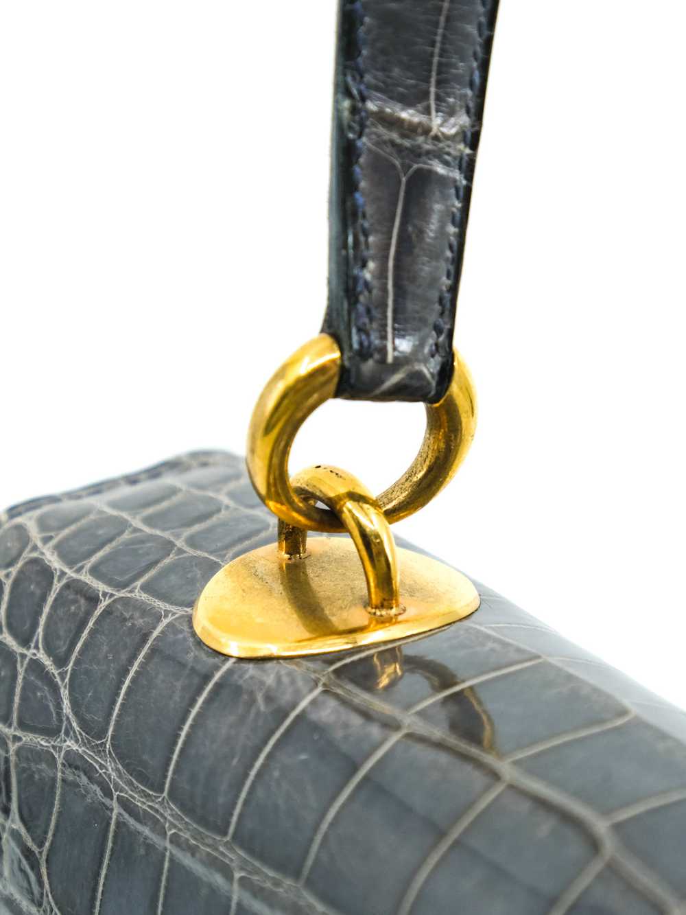 Hermes Crocodile Top Handle Bag - image 6