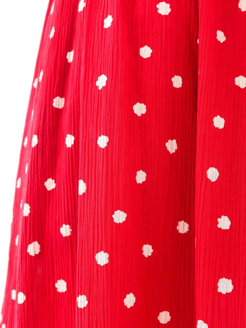 Jean Patou Dotted Red Dress - image 5