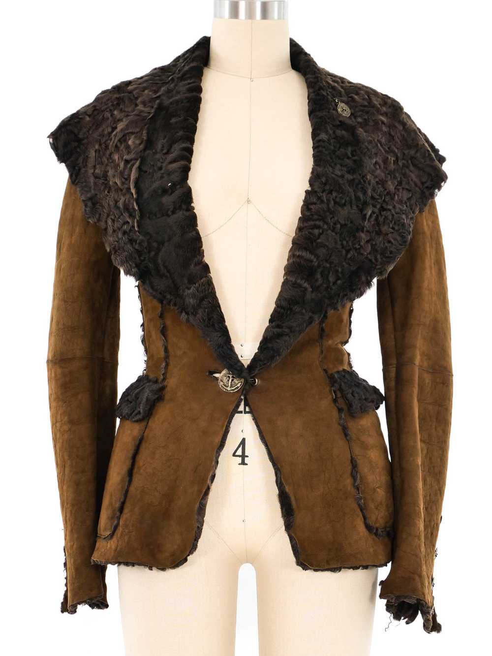 Jean Paul Gaultier Astrakhan Shearling Jacket - image 1